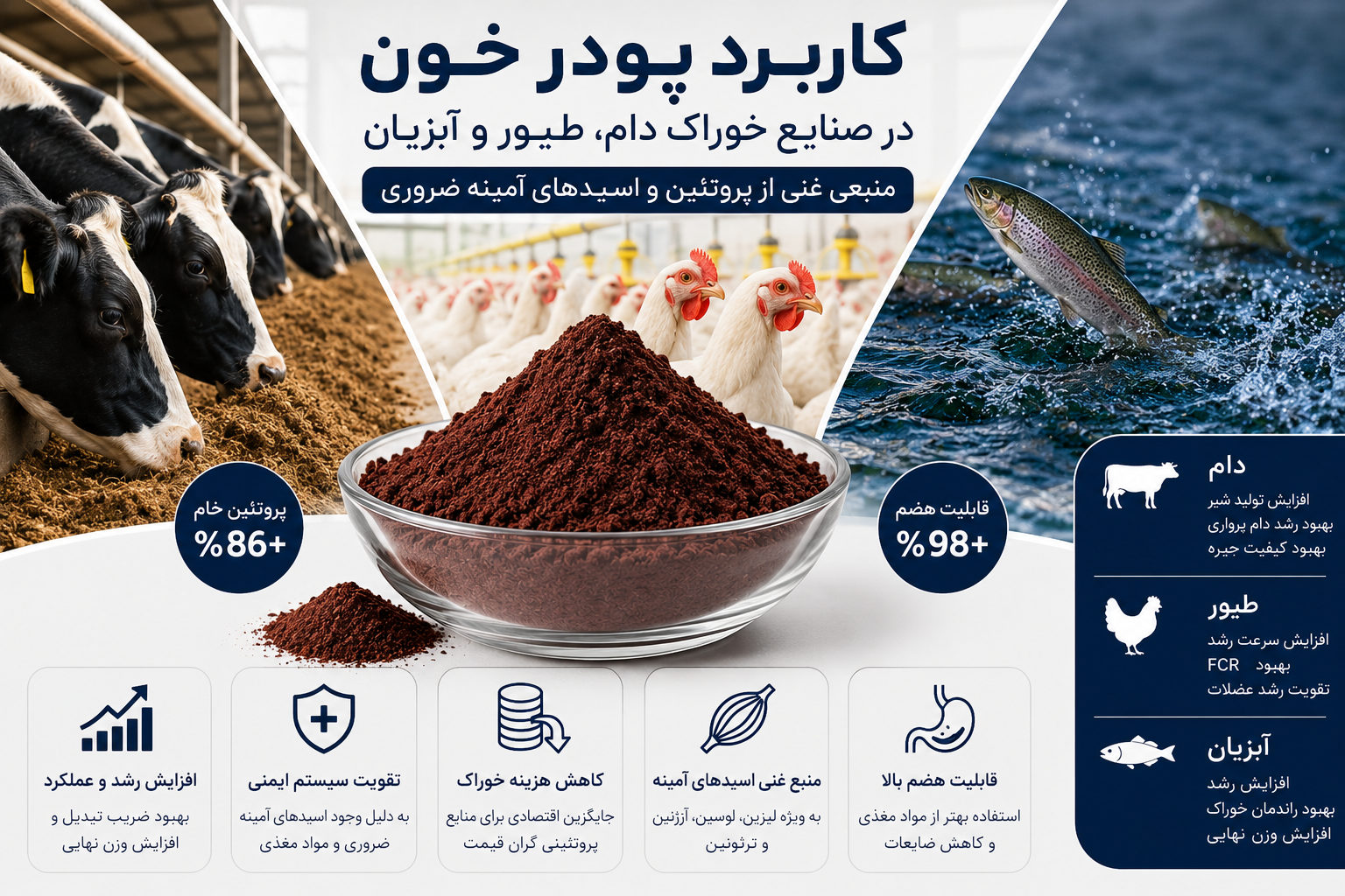 کاربرد پودر خون
