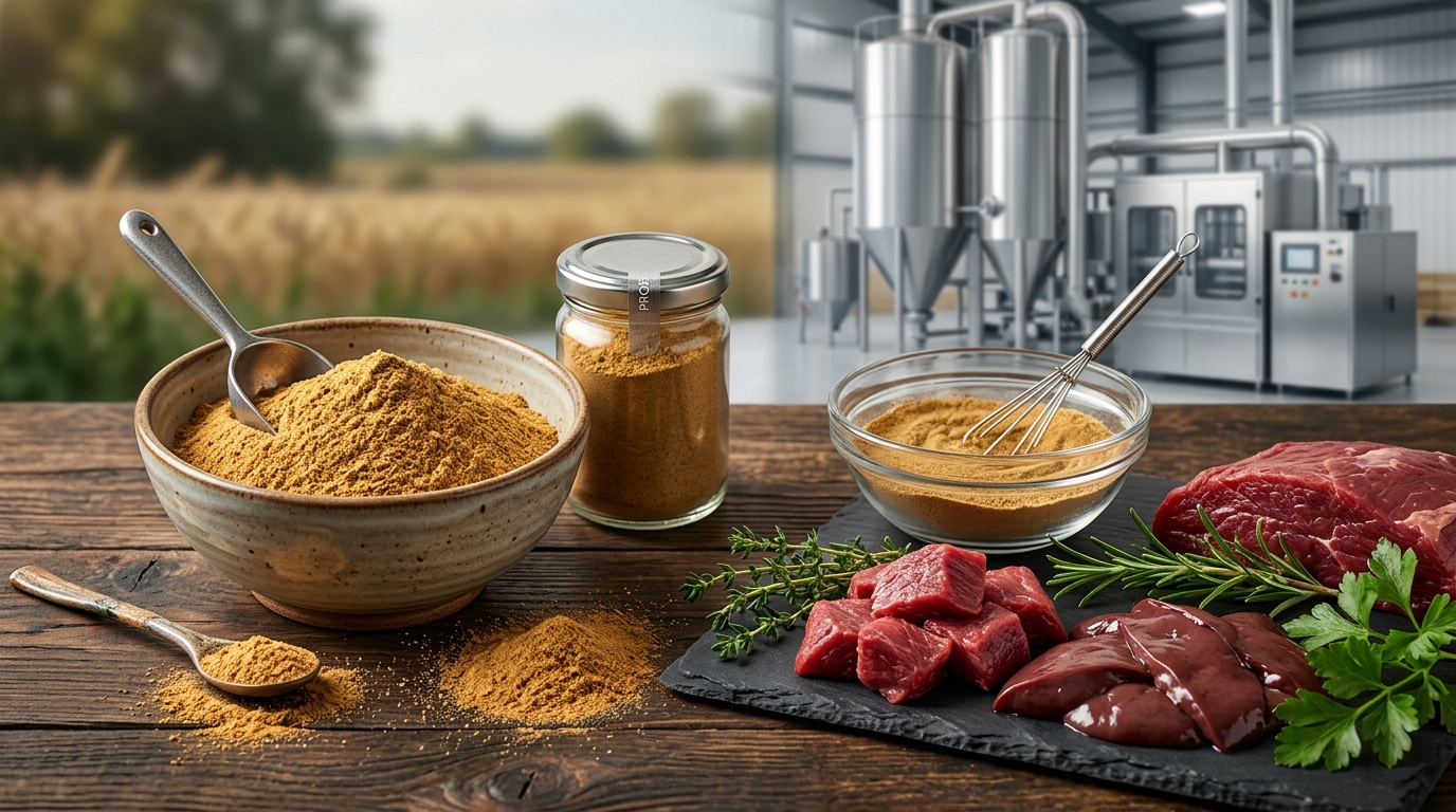 پودر گوشت و جگر اسپری‌درای با پروتئین بالا