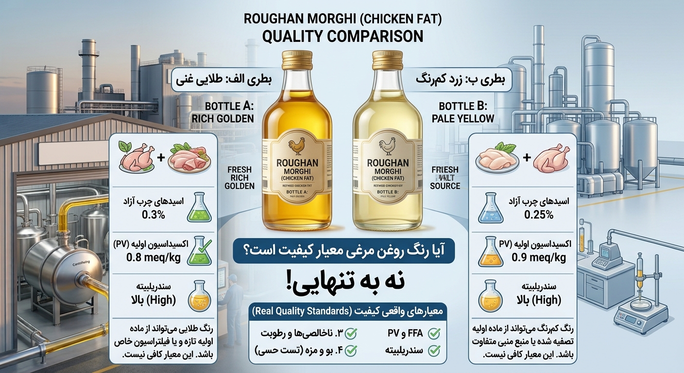 عدد اسیدی روغن مرغی