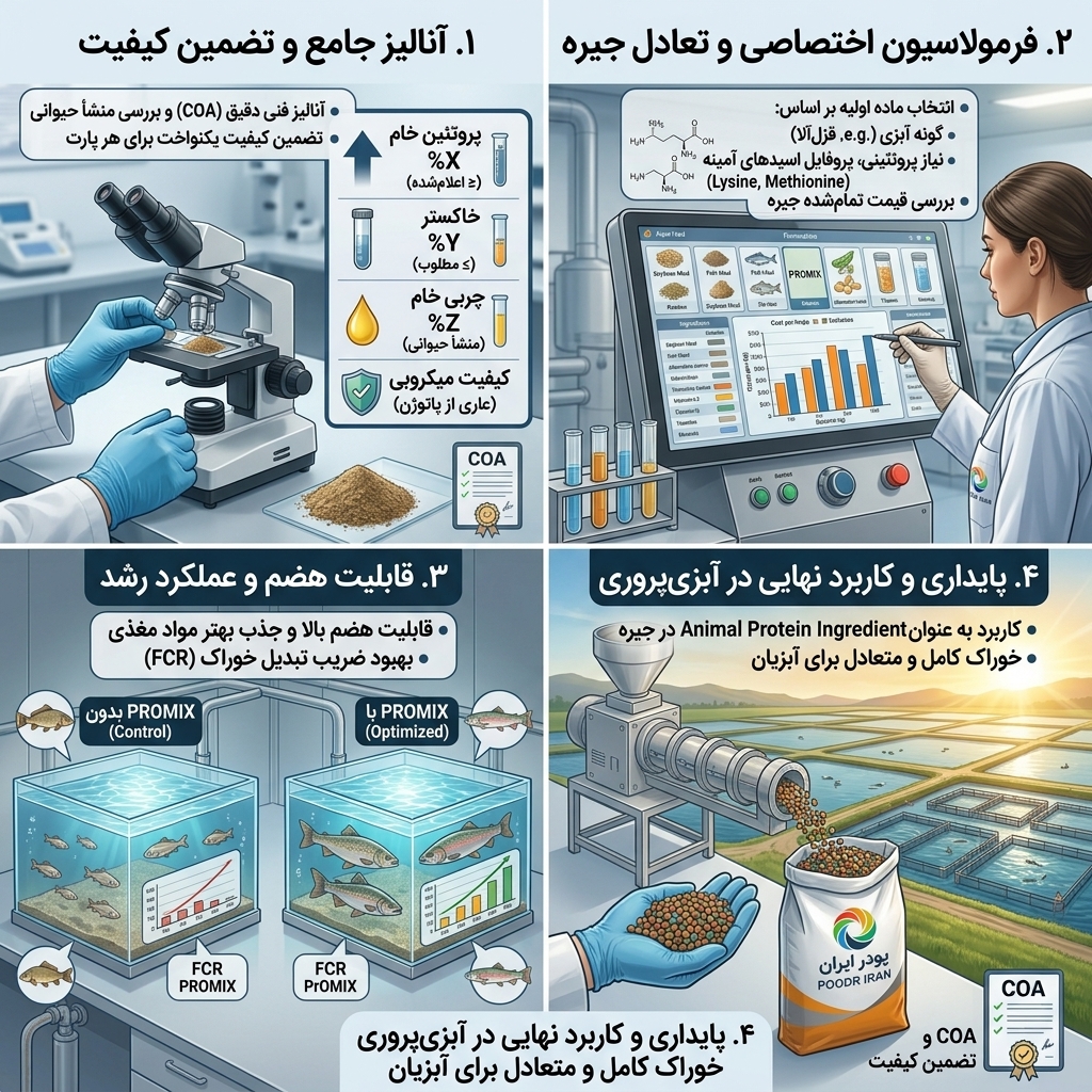 پودر گوشت و جگر اسپریدرای با پروتئین بالا